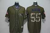 Toronto Blue Jays #55 Russell Martin Green Salute to Service Stitched Baseball Jersey,baseball caps,new era cap wholesale,wholesale hats